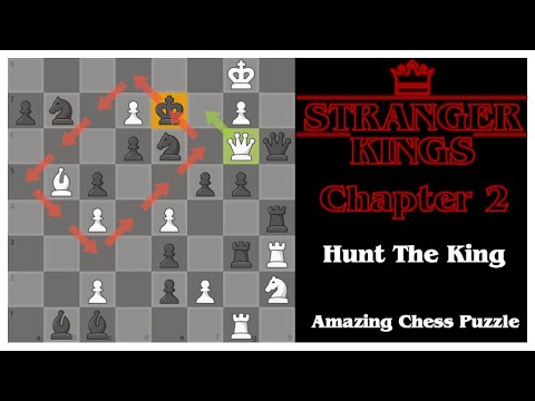 Stranger Kings #2 ♔ Chase The King Down! ♙ Amazing Chess Puzzle ♔