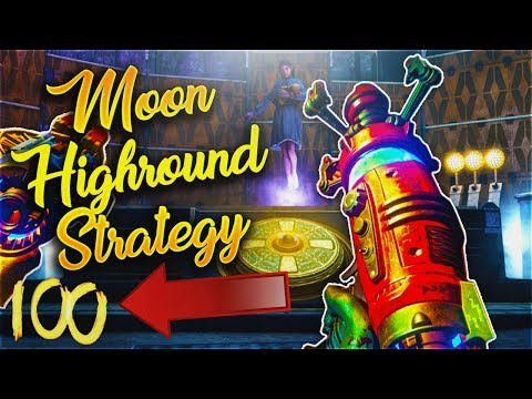 MOON REMASTERED - BEST HIGH ROUND SET-UP AND STRATEGY GUIDE! - (BLACK OPS 3 ZOMBIES CHRONICLES)