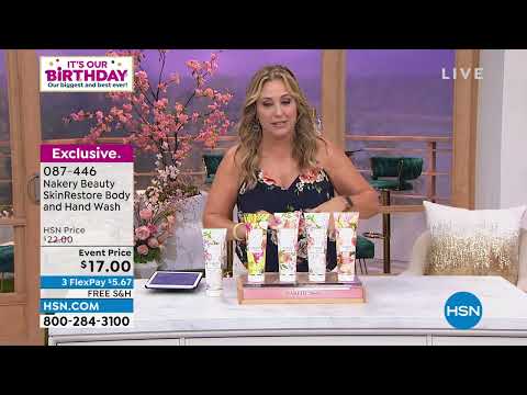 Nakery Beauty SkinRestore Body + Hand Wash  Ros   Romance