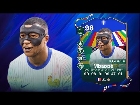 FC 24: KYLIAN MBAPPE 98 TEAM OF THE TOURNAMENT PLAYER REVIEW I FC 24 ULTIMATE TEAM