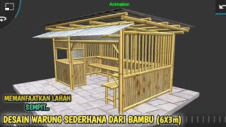 Download lagu Simple 6x3m bamboo shop design mp3