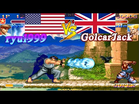Super Street Fighter 2 Turbo ➤ ryu1999 (Usa) vs GolcarJack (UK) 슈퍼 스트리트 파이터 2 터보