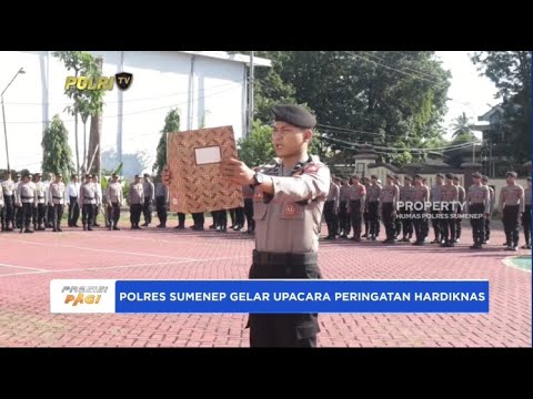 POLRES SUMENEP GELAR UPACARA PERINGATNA HARDIKNAS