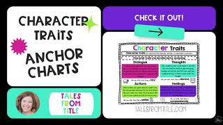 Character Traits Anchor Chart Preview