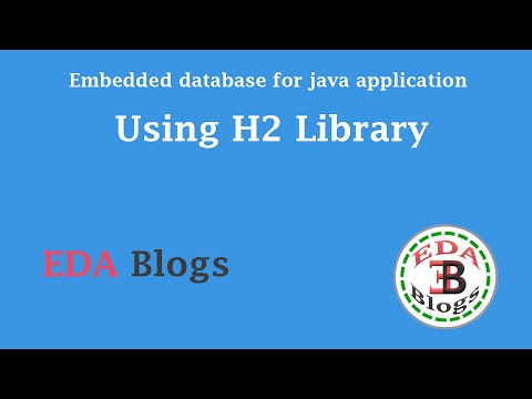 Embedded Database For Java Apps Using H2 Library Netbeans