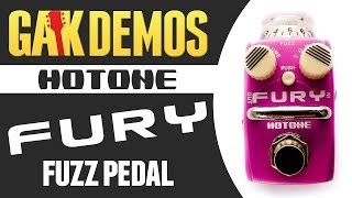 Video thumbnail for Hotone - Skyline Series Fury Fuzz Pedal Demo at GAK by GAK