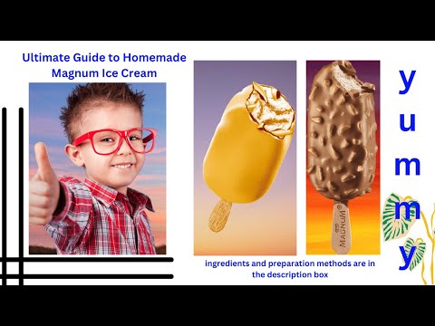 The Ultimate Guide to Homemade Magnum Ice Cream | multi recipe and cookeries channel | yummy |