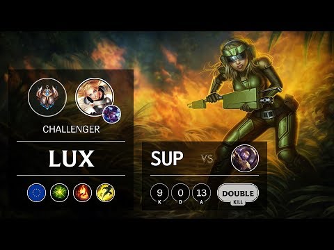 Lux Support vs Blitzcrank - EUW Challenger Patch 9.9