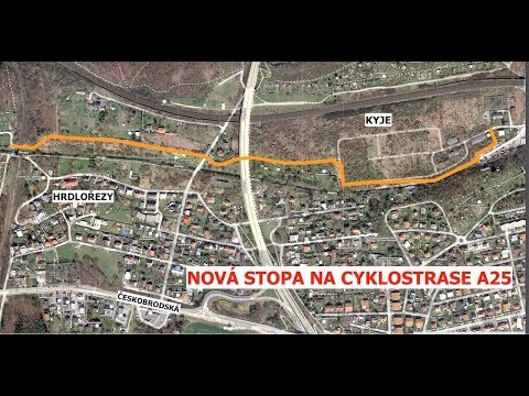 Kyje - Nové trasa cyklotrasy A25 podél Rokytky na Hrdlořežy s výkladem  | 14.8.2018