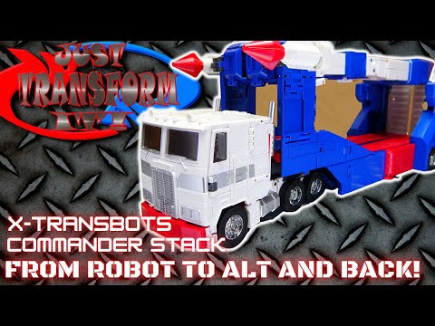 JUST TRANSFORM IT!: X-Transbots Commander Stack (Ultra Magnus)