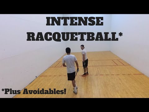 Racquetball Clips 40 - One tense game of singles.