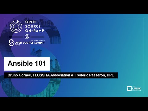 Ansible 101 - Bruno Cornec, FLOSSITA Association & Frédéric Passeron, HPE
