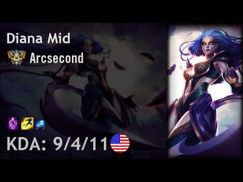 Diana Mid vs Jayce - Arcsecond - NA Challenger Patch 7.1