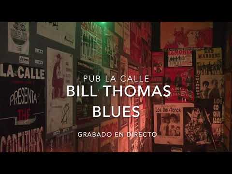 Bill Thomas, American Blues Guitarist, Grabado en Directo, Pub La Calle, Las Palmas de Gran Canaria.