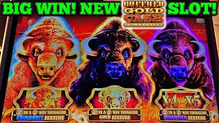 BIG WIN! WE UPPED OUR BET ON NEW SLOT BUFFALO GOLD CASH SLOT | ALL BONUSES | New Las Vegas Slots