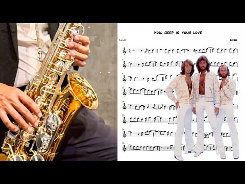How Deep Is Your Love (easy solo) for saxophone