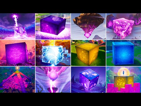 Evolution of Kevin The Cube in Fortnite (Chapter 1 Season 5 - Chapter 4 Season OG)