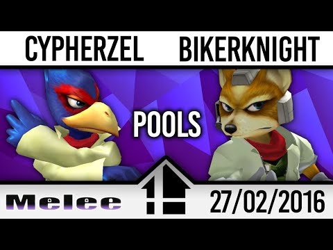 Melee @ Fragsoc Pools - Cypherzel (Falco) vs BikerKnight (Fox)