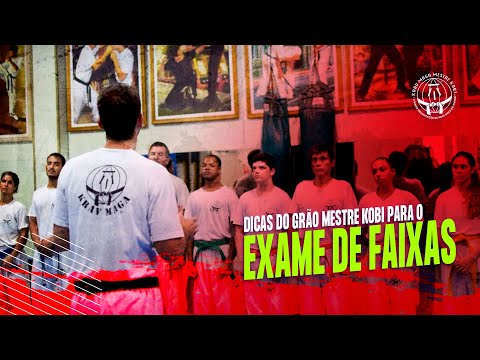 Dicas do Grão Mestre Kobi para o exame de faixas