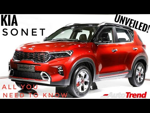 Kia Sonet Compact SUV Unveiled - First Look !!