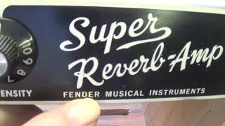 Video thumbnail for 1966 Fender "Blackface" Super Reverb:  In Storage for Almost 40 Years !! by Uncle Doug