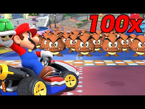Rennen vs. 100 GUMBAS! 7 VERRÜCKTE Challenges in Mario Kart 8 Deluxe
