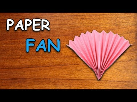 Learn How To Make Paper Fan | Origami For Kids | Periwinkle