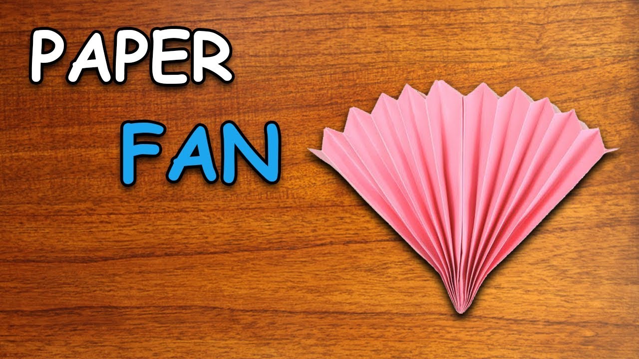 Learn How To Make Paper Fan | Origami For Kids | Periwinkle