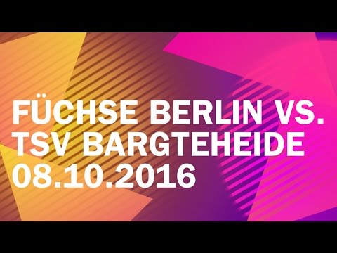 Füchse Berlin vs. TSV Bargteheide - Sa. 08.10.2016 - Regionalliga Nord 2016/2017