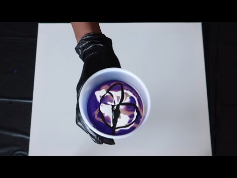 Large Canvas| Fluid Art| Dirty Pour