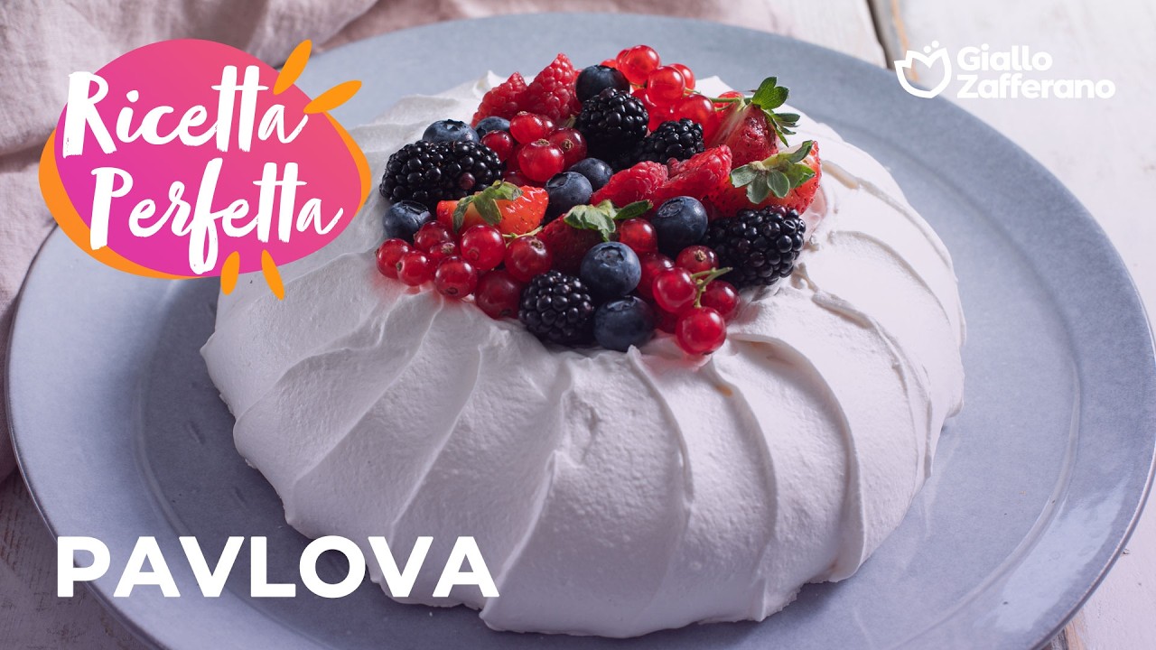 PAVLOVA🤍🍓RICETTA PERFETTA per un risultato COME IN PASTICCERIA✨