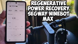 How to change Regenerative Power Recovery  - Segway Ninebot Max