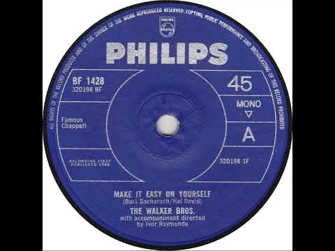 UK New Entry 1965 (201) The Walker Bros. - Make It Easy On Yourself