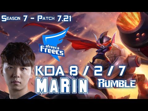 AFs MaRin RUMBLE vs MAOKAI Top - Patch 7.21 KR Ranked