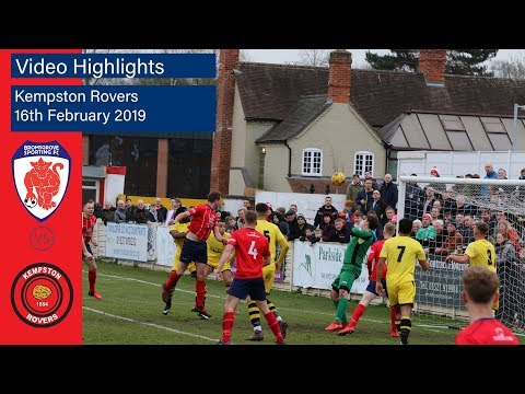 HIGHLIGHTS: Bromsgrove Sporting v Kempston Rovers - 16/02/2019