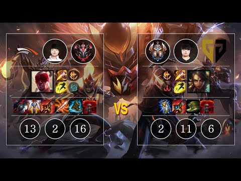 HLE Haru Lee Sin vs GEN Clid Nidalee Jungle - KR GrandMaster Patch 10.10