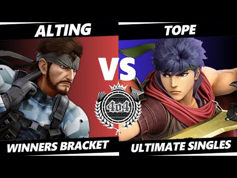 4o4 Smash Night 37 - Alting (Snake) vs Tope (Ike) - Winners Round 4