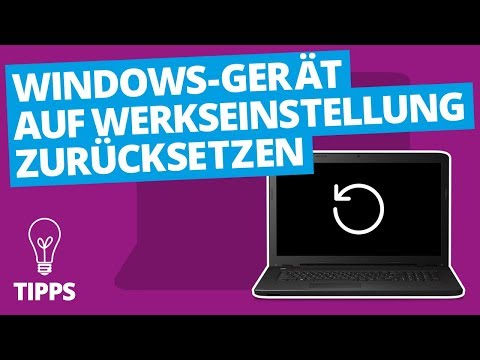 Resetting a Windows device to factory settings | MEDION Tips