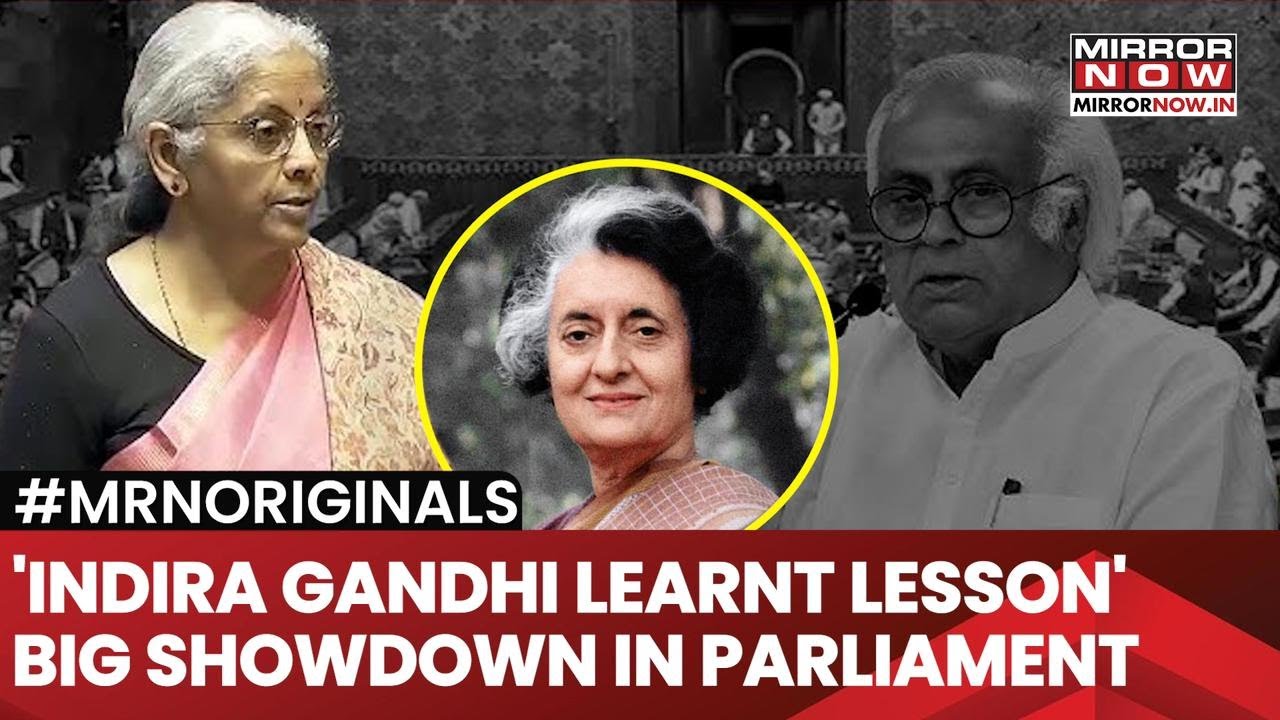 Nirmala Sitharaman Vs Jairam Ramesh Fiery Debate In Rajya Sabha; Who Said What? | Watch