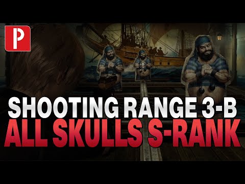 Shooting Range 3-B All Skulls & S Rank in Resident Evil 4 Remake