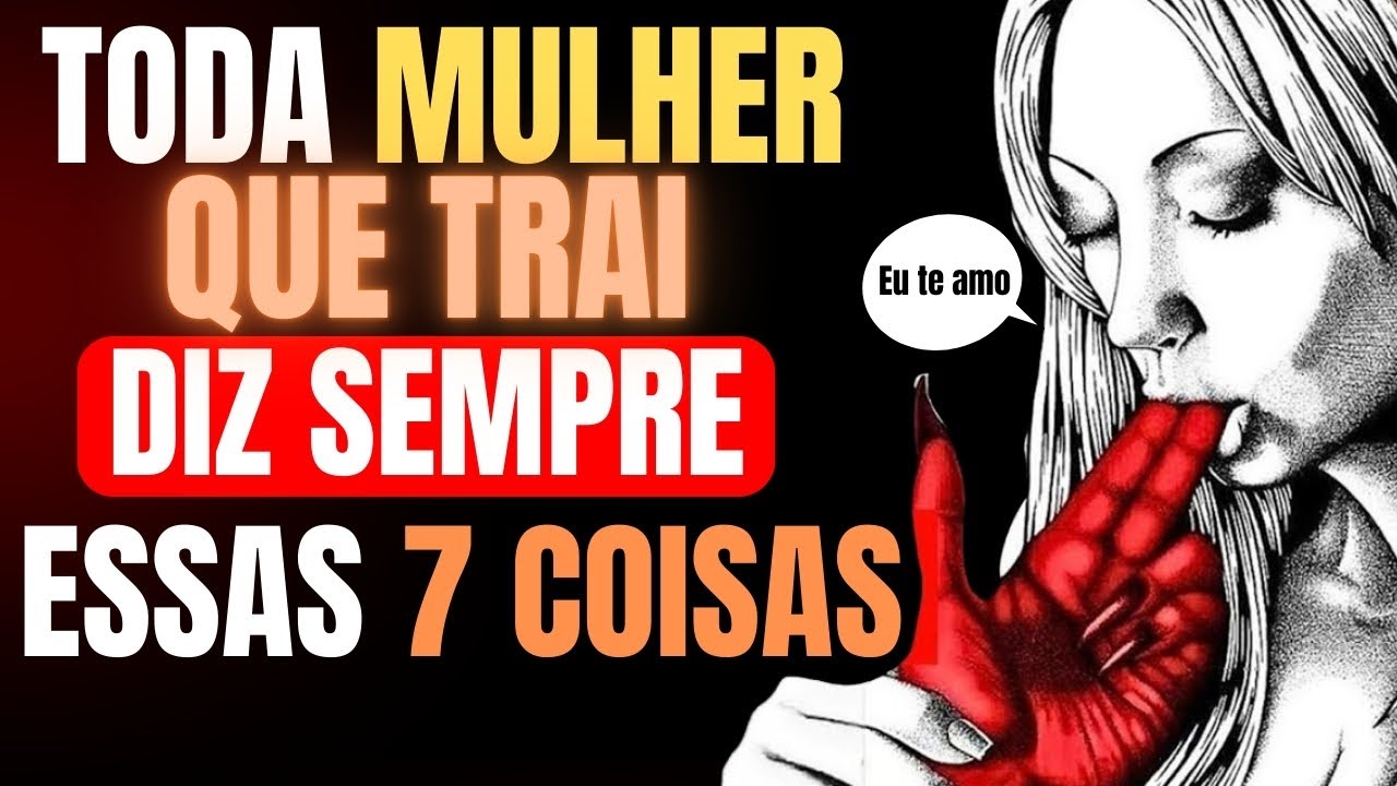 Quando uma MULHER TRAI, Isso é o Que ELA SEMPRE Diz Primeiro (Psicologia Feminina.)