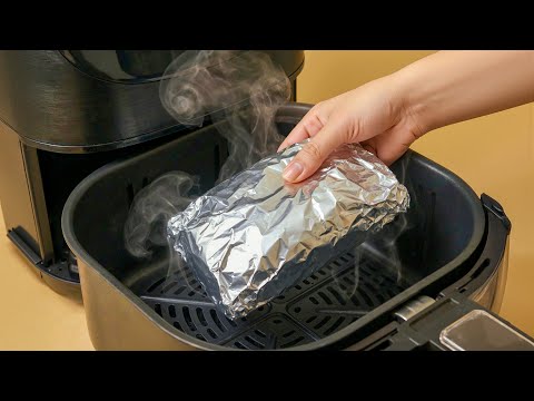 It's quick! I just wrapped it in foil and threw it in the air fryer! No mess!