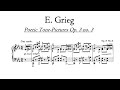 E. Grieg - Poetic Tone pictures Op. 3 no. 3