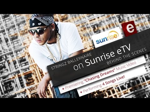 Stringz Ballernaire on eTV Sunrise - Behind the Scenes