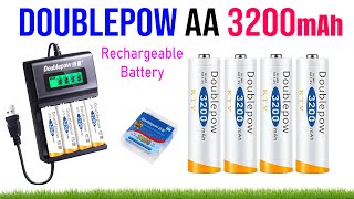 Doublepow AA 3200mAh NiMH 1.2V Rechargeable Battery Review | Long Lasting Power