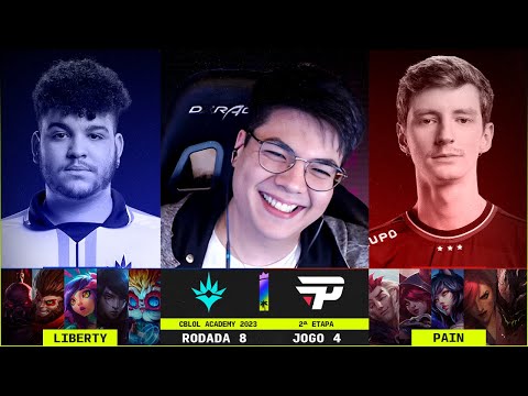 LIBERTY x PAIN Gaming | 8ª Rodada - CBLOL Academy 2023: 2ª Etapa | Ilha das Lendas