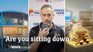 Moment Aussie woman is told she's won over $14M