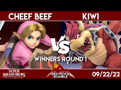 Red Rock Rumble #146 - Cheef Beef (Young Link) VS. Kiwi (Bowser) - Winners Round 1 - Smash Ultimate