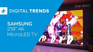 Samsung 219 Inch 4K MicroLED TV - Hands On at CES 2019