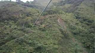 preview picture of video 'Canopy, Santa Teresa, Perú (Cola de Mono)'
